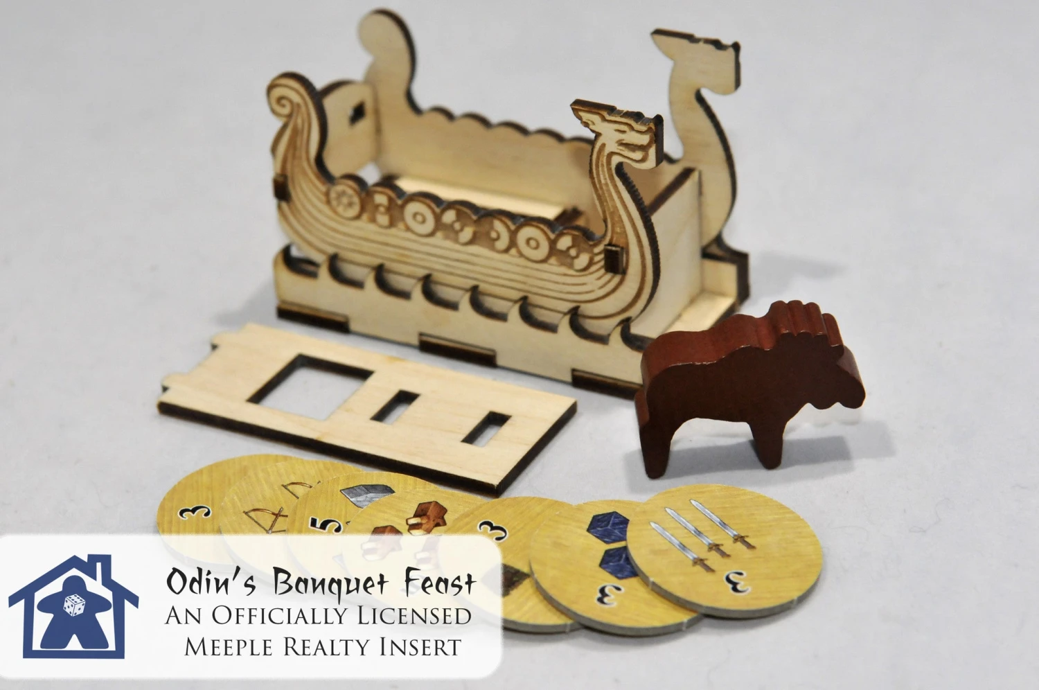 Meeple Realty - Odin's Banquet Hall (Compatible With FEAST FOR ODIN™) 3 Meeple Realty - Odin's Banquet Hall (Compatible With FEAST FOR ODIN™) - Image 3