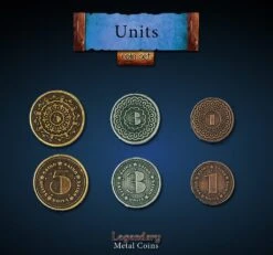 Legendary Metal Coins: Season 2 - Units Coin Set (30 Pcs)
