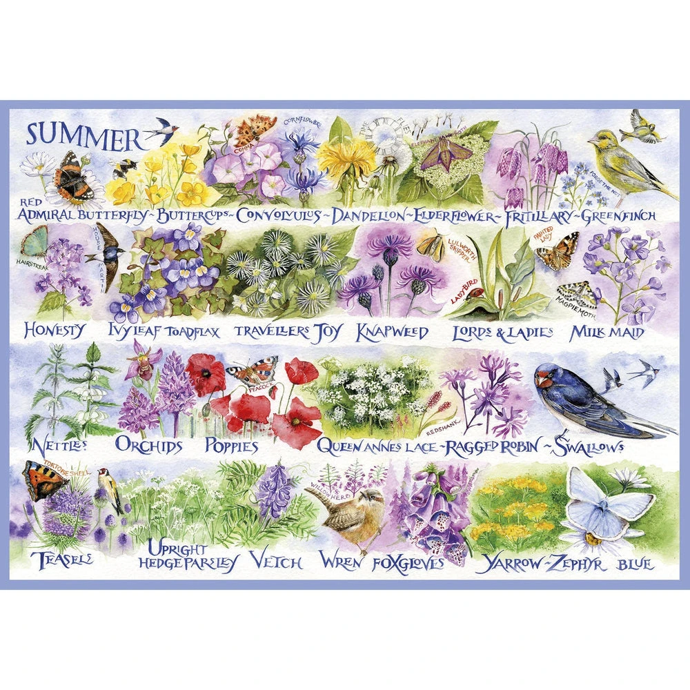 Puzzle - Gibsons - Woodland Seasons (4 Puzzles) (500 Pieces) 3 Puzzle - Gibsons - Woodland Seasons (4 Puzzles) (500 Pieces) - Image 3