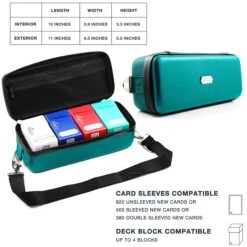 Quiver Time - Bolt Card Case (Teal) -Board Game Store z1 9b4e2390 bf47 456b ae29 b6429c0c2492